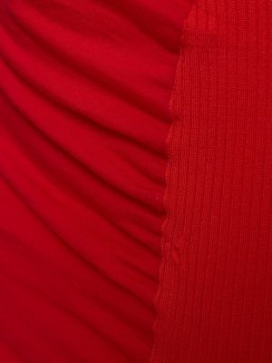 Sukienka wełniana Jacquemus czerwona