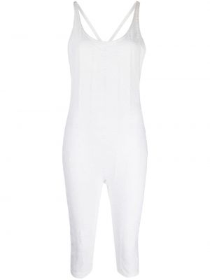Body in tessuto jacquard Chanel Pre-owned bianco