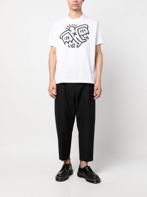 T-krekls ar apdruku Junya Watanabe Man balts