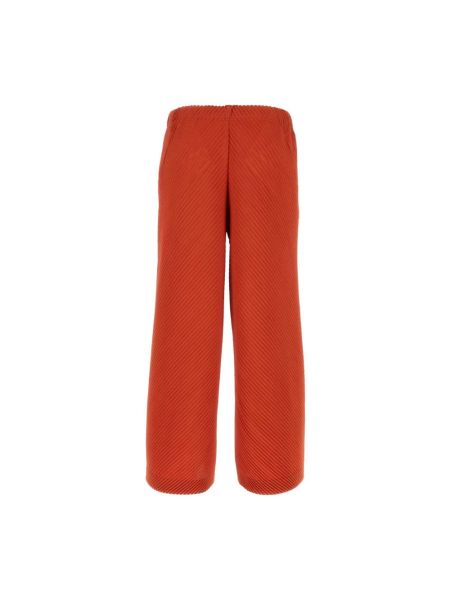 Pantalones Issey Miyake rojo