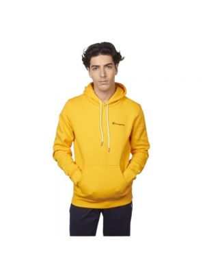 Fleece hoodie Champion gelb