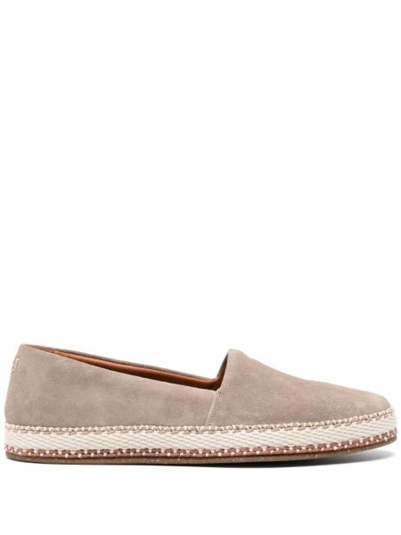 Mokka espadrillot Canali harmaa