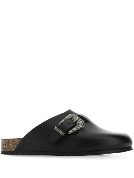 Slip-on loafers med spænde Saint Laurent sort