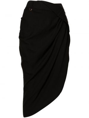 Ασύμμετρη φούστα Jacquemus μαύρο