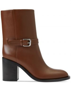 Leder ankle boots mit schnalle Burberry