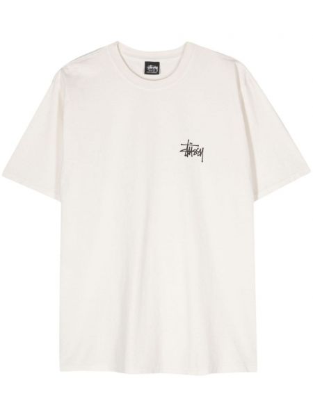 Памучна тениска Stüssy бяло