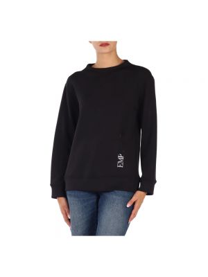 Sweatshirt aus modal Emporio Armani schwarz