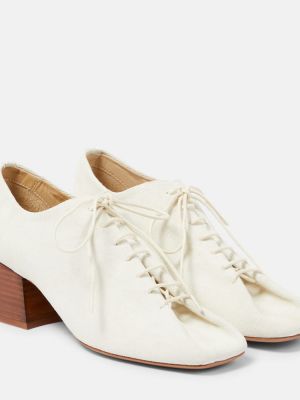 Pantofi cu toc Lemaire alb