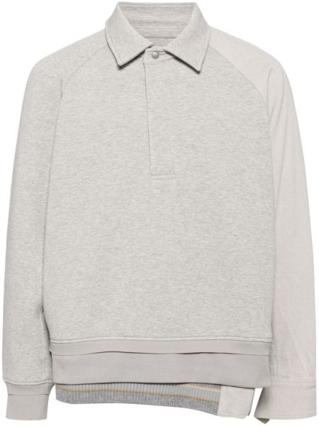 Asymmetrisk sweatshirt Croquis grå