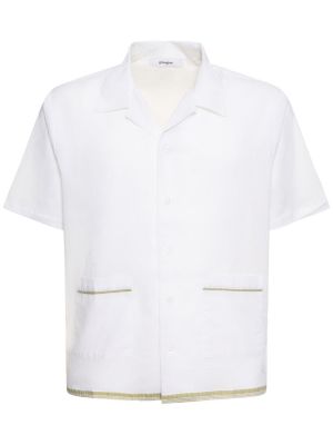 Bavlnená košeľa s výšivkou Gimaguas biela