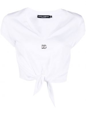 Marškinėliai Dolce & Gabbana balta