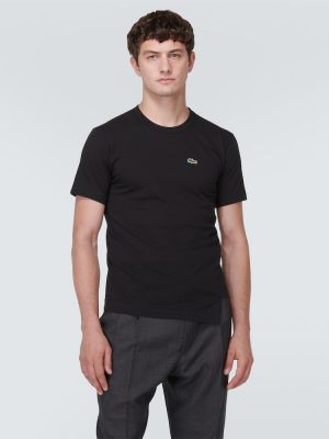 T-shirt di cotone in jersey Comme Des Garã§ons Shirt nero