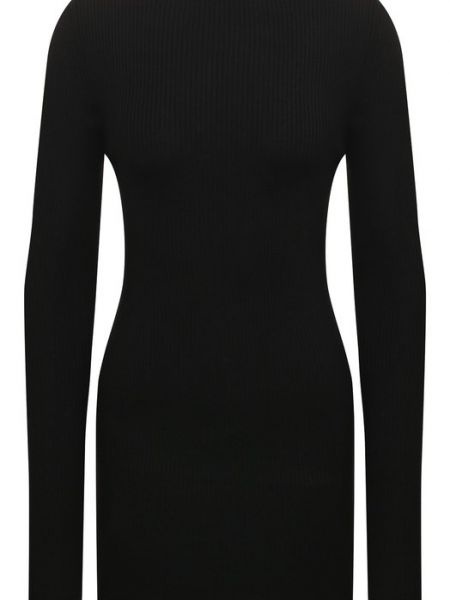 Черный шерстяной пуловер Rick Owens