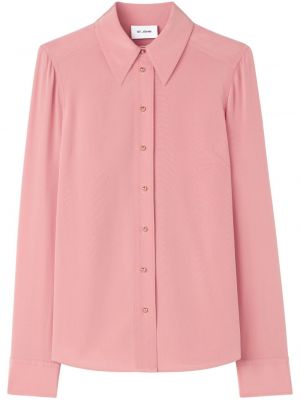 Svilena košulja St. John ružičasta