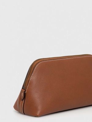 Kosmetická taška Polo Ralph Lauren hnědá