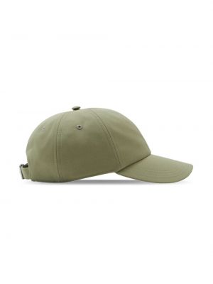 Medvilninis kepurė su snapeliu Burberry žalia