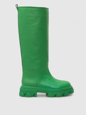 Шкіряні чоботи Gia Borghini зелені