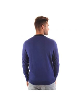 Sweter Lacoste niebieski