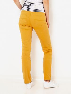 Pantaloni Camaieu galben