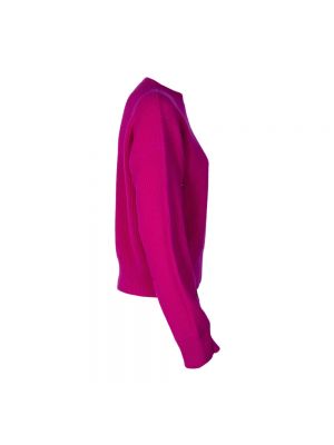Jersey de tela jersey de cuello redondo Jucca violeta