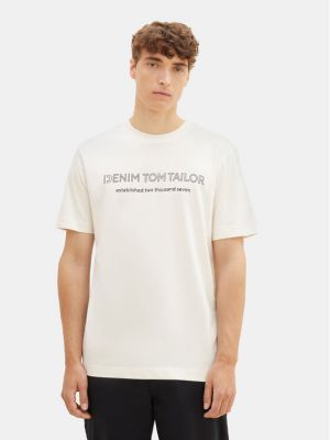 Μπλούζα Tom Tailor Denim λευκό