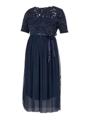 Mini šaty Mamalicious modrá