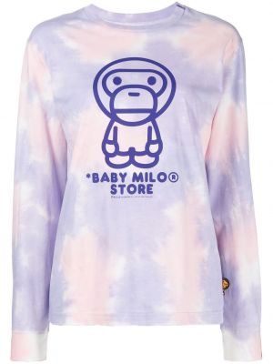 Tričko s potiskem *baby Milo® Store By *a Bathing Ape® fialové