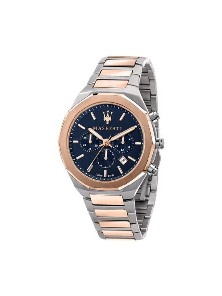 Armbanduhr aus edelstahl Maserati blau