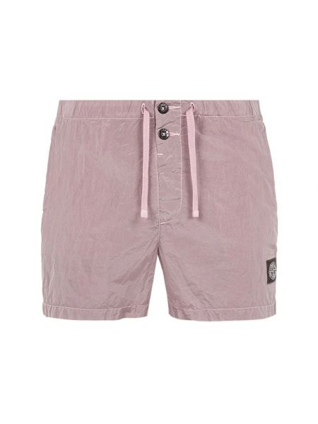 Nylon shorts Stone Island pink