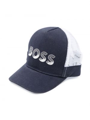 Cappello con visiera con stampa Boss Kidswear
