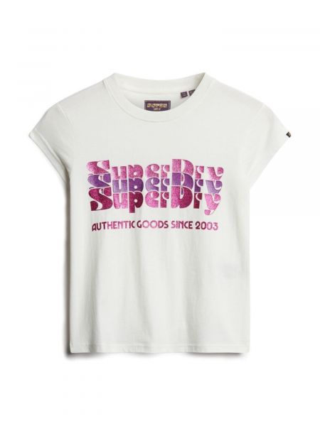 T-shirt à paillettes Superdry