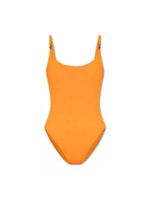 Einteiliger badeanzug Versace orange