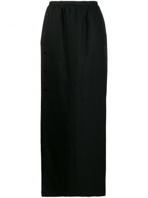 Maxi sukně Valentino Pre-owned, černá