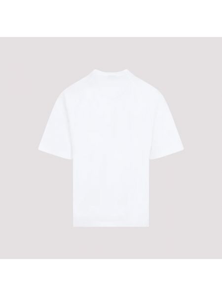 T-shirt mit rundem ausschnitt Jacquemus weiß