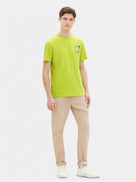 Marškinėliai Tom Tailor Denim žalia