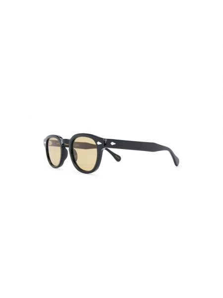 Sonnenbrille mit bernstein Moscot schwarz