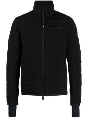Pikowana kurtka puchowa Moncler Grenoble czarna