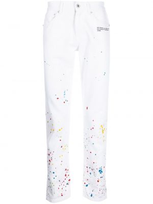 Jeans skinny slim fit Off-white bianco