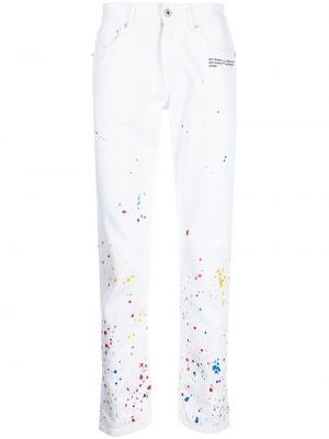 Slim fit skinny jeans Off-white weiß