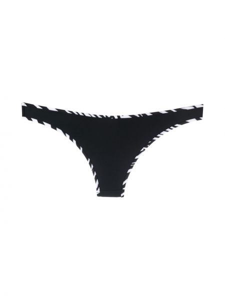 Bikini à imprimé Karl Lagerfeld noir