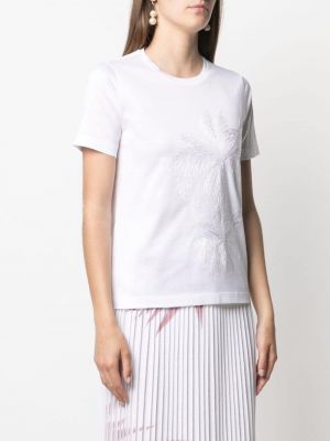 Koszulka bawełniana Lorena Antoniazzi biała
