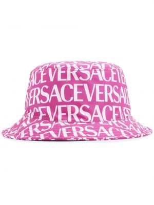 Cappello con stampa Versace