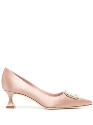 Sateng pumps Manolo Blahnik rosa