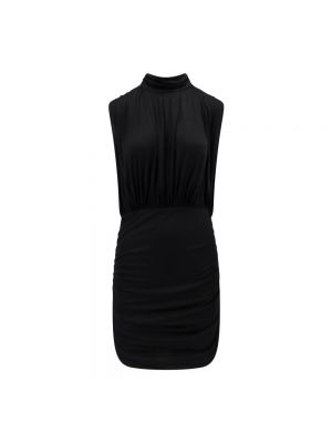 Sukienka mini z otwartymi plecami bez rękawów Semicouture czarna