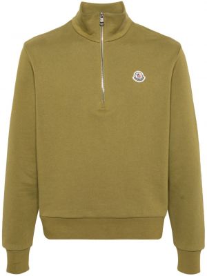Medvilninis džemperis Moncler žalia