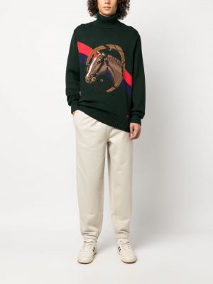 Kaschmir woll pullover mit geknöpfter Polo Ralph Lauren braun
