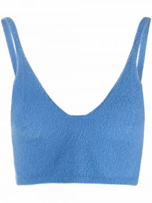 Soutien-gorge en tricot Nanushka bleu