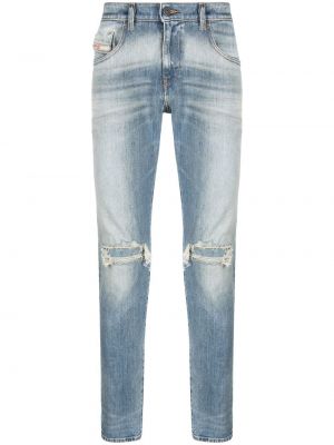 Smal skinny fit-jeans Diesel blå