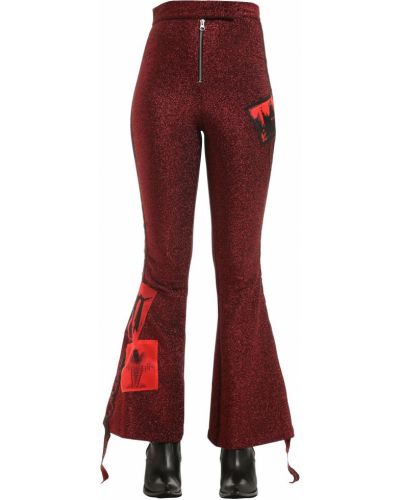 Pantaloni Dilara Findikoglu roșu