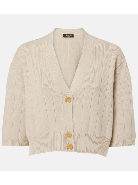 Cashmere strikkegenser Loro Piana beige